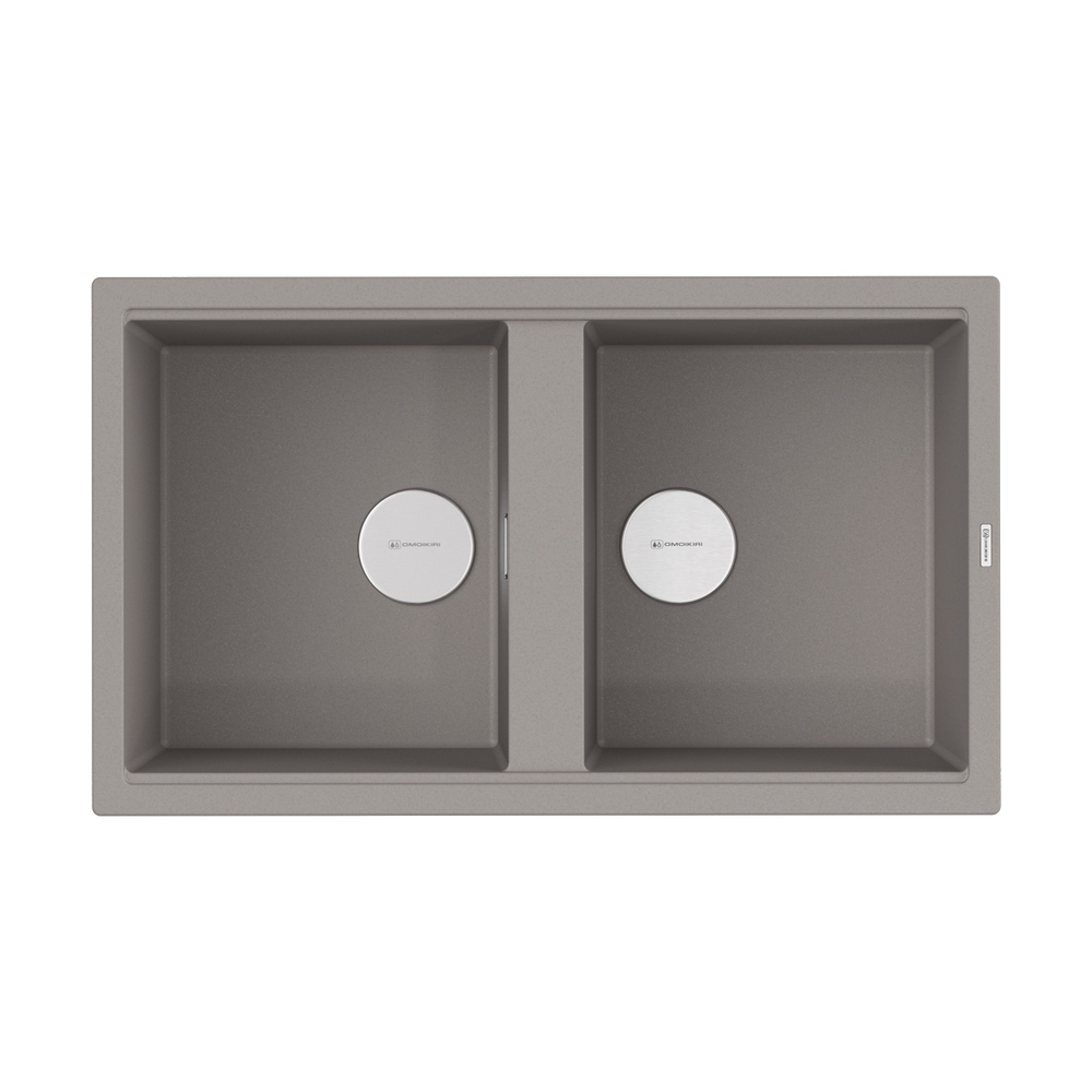 Мойка Kitagawa 86-2-GR Artceramic/leningrad grey