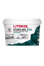 LITOKOL Затирка эпоксидная Starlike EVO S.200 AVORIO 1 кг