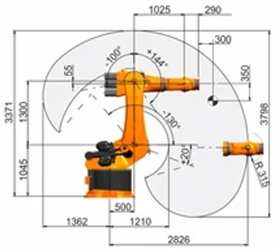 Промышленный робот KUKA KR 1000 titan, KR 1000 titan