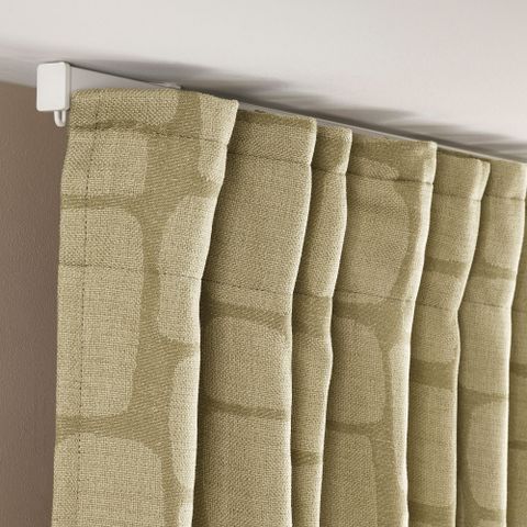 Комплект штор IKEA LONNSTAVMAL, Оливковый, 145x250 см, 2 шт