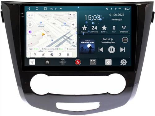 Магнитола для Nissan Qashqai 2014-2022 (кондиционер) - RedPower 321 Android 10, Быстрая, QLED+2K, CarPlay, SIM-слот