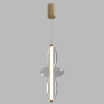 Светильник подвесной Crystal Lux QUASAR SP14W LED TRANSPARENT 3791/214