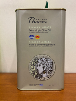 Оливковое масло Theoni P.D.O. KALAMATA Extra Virgin 3л Греция