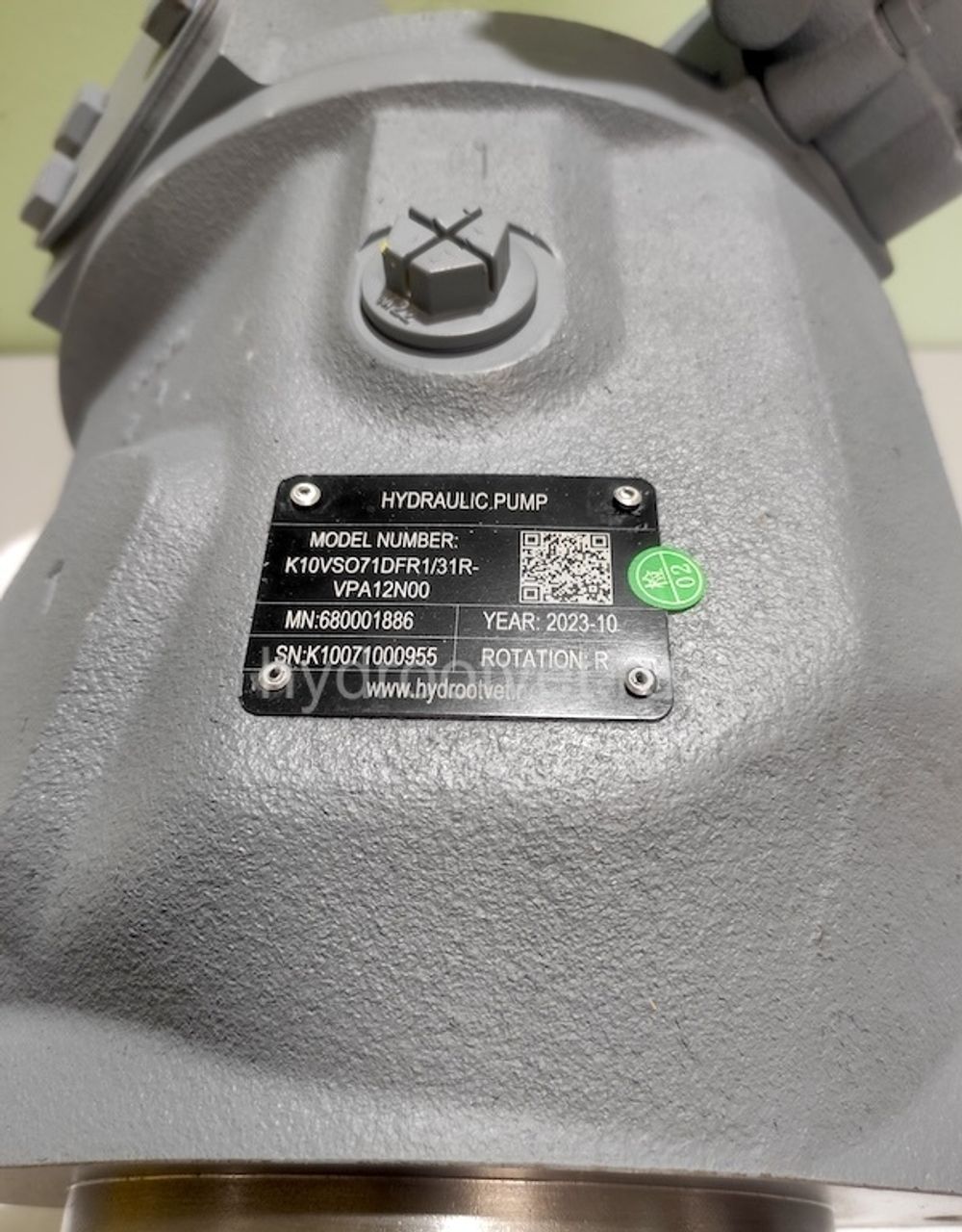 A10VSO71DR/31R-VPA12N00 - Насос аксиально-поршневой регулируемый с наклонной шайбой, рабочий объем 71 см3, DR = регулятор с отсечкой по давлению, номинальное давление 280 бар