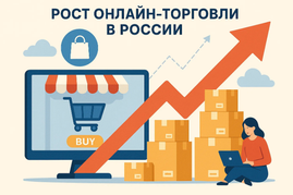 Онлайн-торговля в России выросла на 36% за год