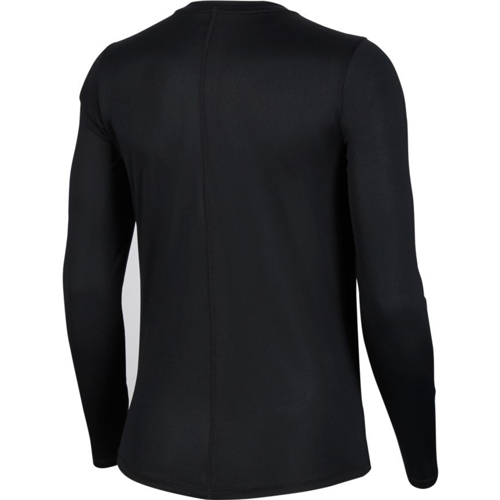Женская теннисная футболка (dł. Рукава) Nike Dri-FIT One Women's Standard Fit Top - black/white