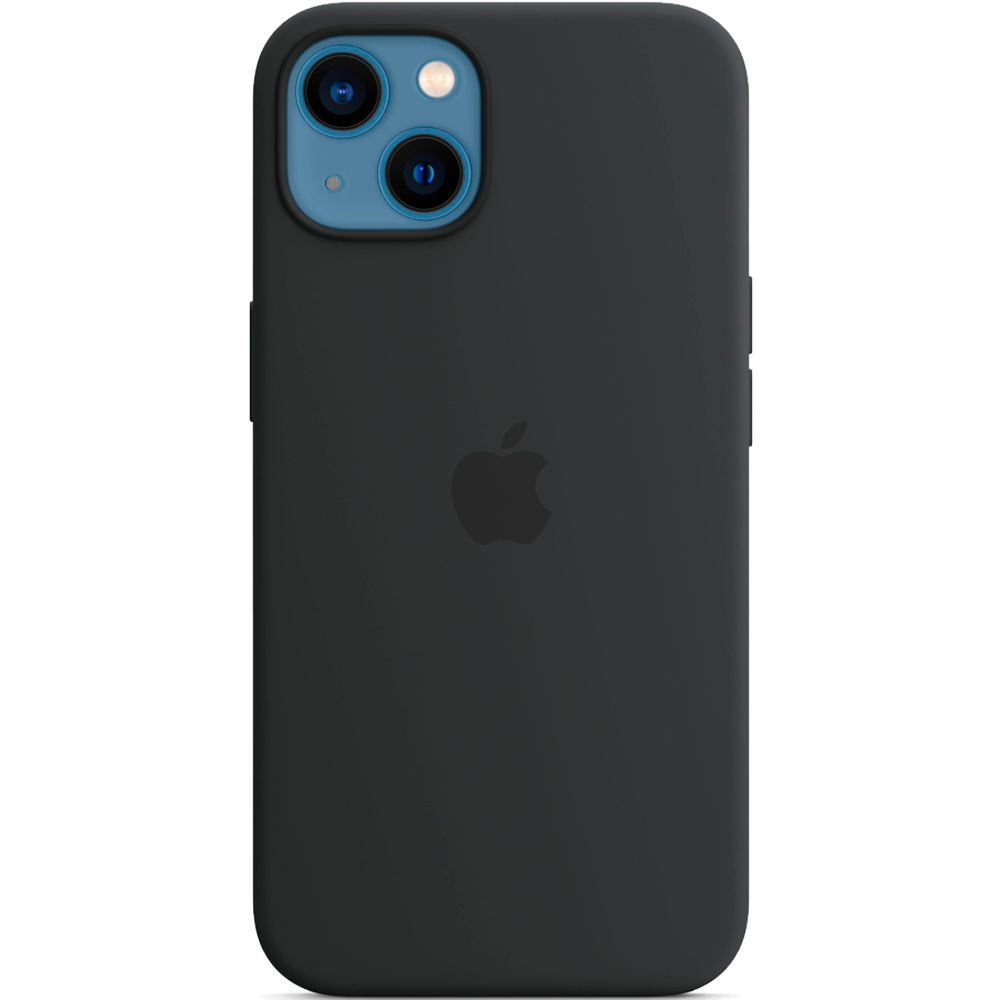 Силиконовый чехол с поддержкой MagSafe Apple Silicone Case для iPhone 13, Midnight (Темная ночь)