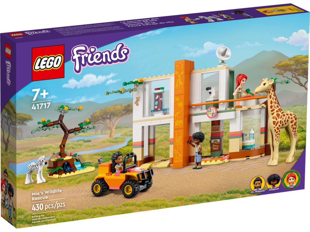 Конструктор Лего Френдс Спасательная станция Мии | LEGO Friends Mia’s Wildlife Rescue Station 41717, 430 деталей (7+)