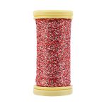 Мулине Gamma металлик M 5 мотков по 50 метров, M-122 серебристый/красный, Gamma BRILL