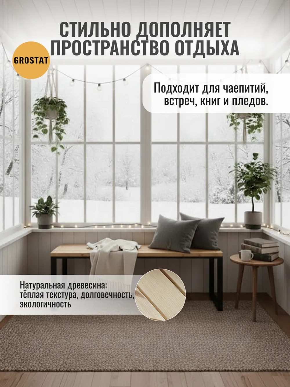 Скамейка садовая LOFT