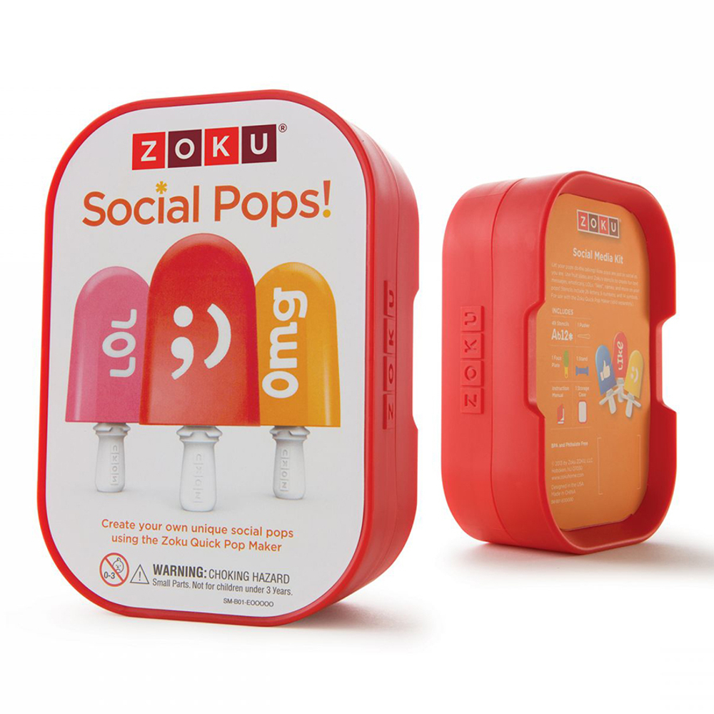Набор для украшения мороженого Zoku Social Media Kit