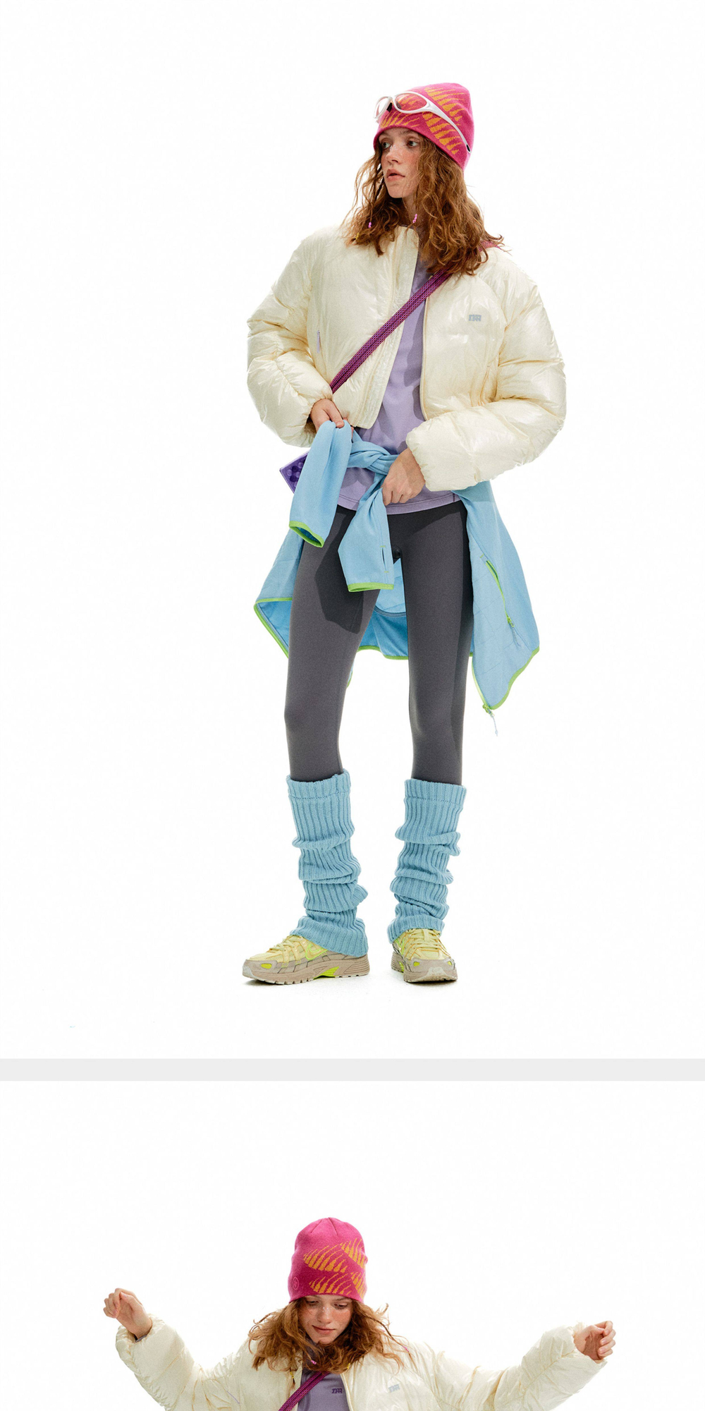 WMNS Куртка Nothomme Monterest 800 Fill Cropped бежевый