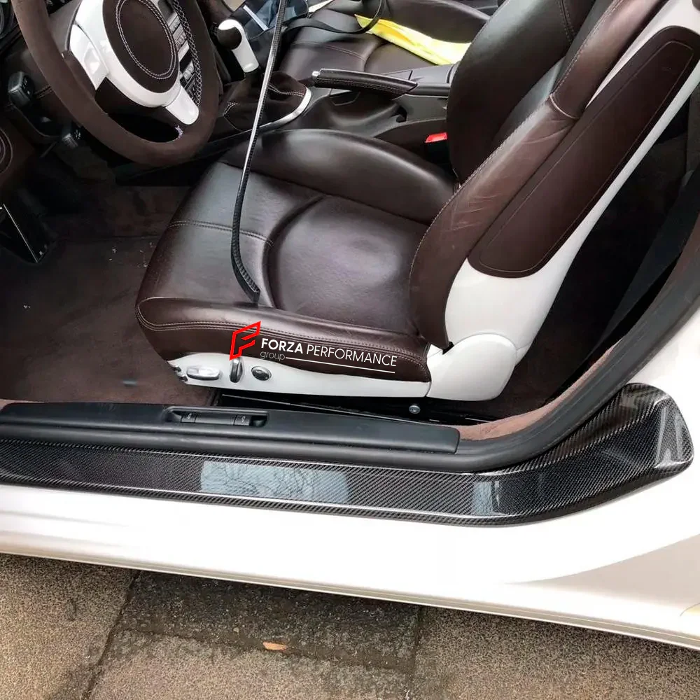 Карбоновые накладки на пороги для PORSCHE 911 997 2004–2013
