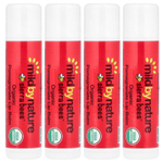 Mild By Nature, Sierra Bees™, органические бальзамы для губ, гранат, 4 шт. по 4,25 г (0,15 унции)