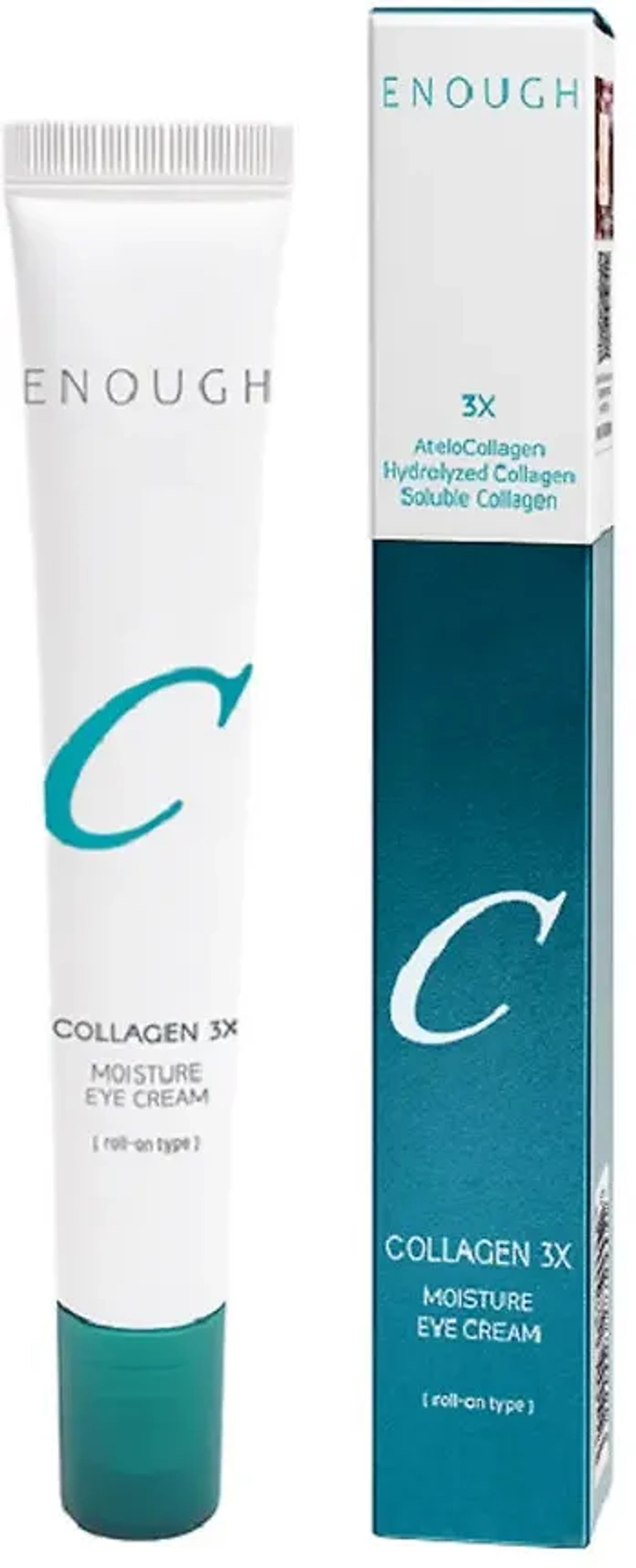 Enough Collagen 3X Moisture Eye Cream (Roll-on Type), 20ml Крем роликовый для ухода за кожей вокруг глаз с коллагеном