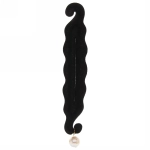 Заколка для создания причёски «Beautiful hair», цвет чёрный с жемчугом, 23*4,8см