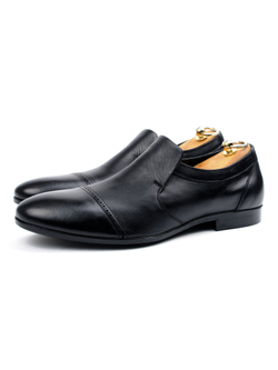 Мужские классические туфли под костюм, без шнурков, черные Modern Comfort V160