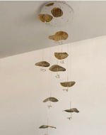 Pendant design lamp Gold Moon by Catellani & Smith (10 lampshades)