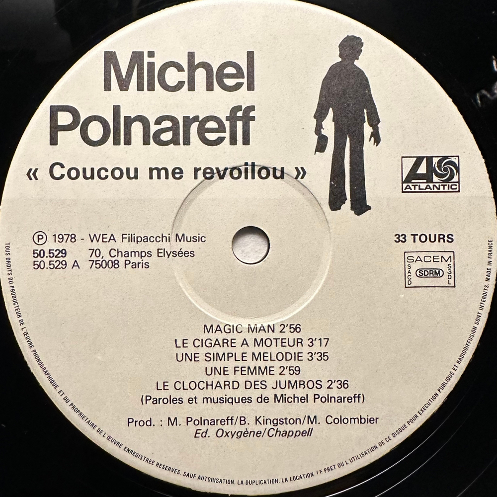 Michel Polnareff - Coucou Me Revoilou (Франция 1978г.)