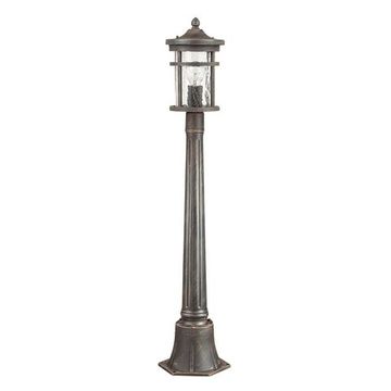 Уличный светильник на столбе 4044/1F черный Virta Odeon Light