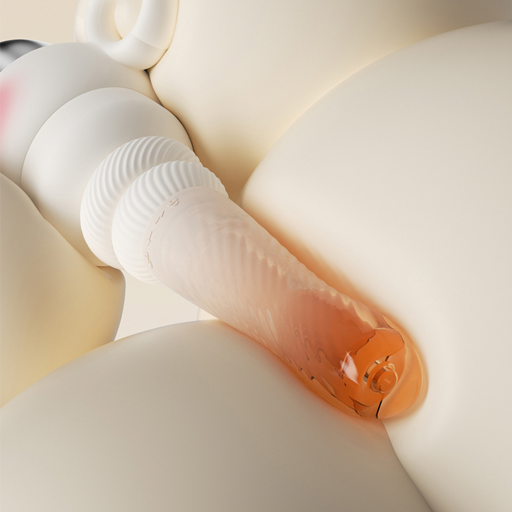 Портативная секс-машина 24,7см с управлением через приложение BeYourLover Release Moji Thrusting Dildo Machine VP757A