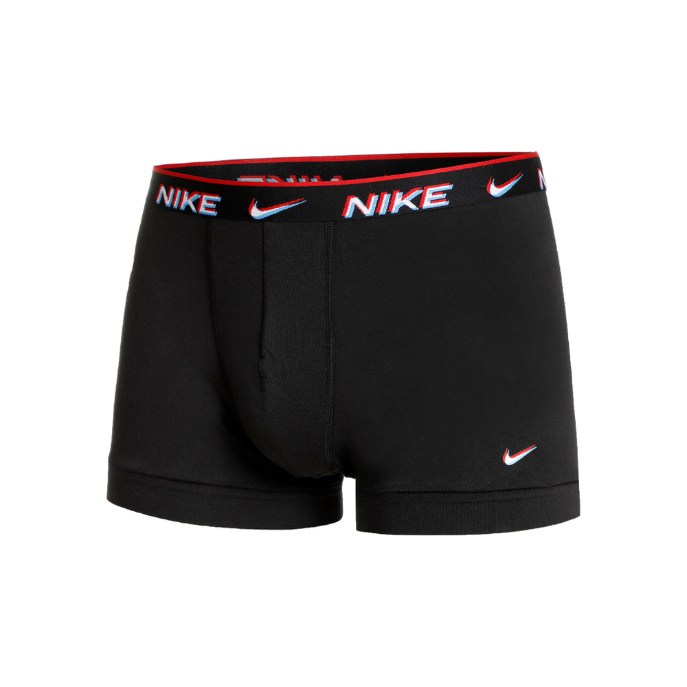 Nike Everyday Cotton Stretch Trunk Boxer Shorts 3 Pack Men - Black, Multicoloured