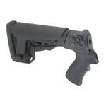 Приклад телескопический со щекой на Бекас 12, 16, DLG Tactical, черный