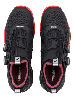Мужские кроссовки теннисные Head Endure Pro Boa Clay - black/red