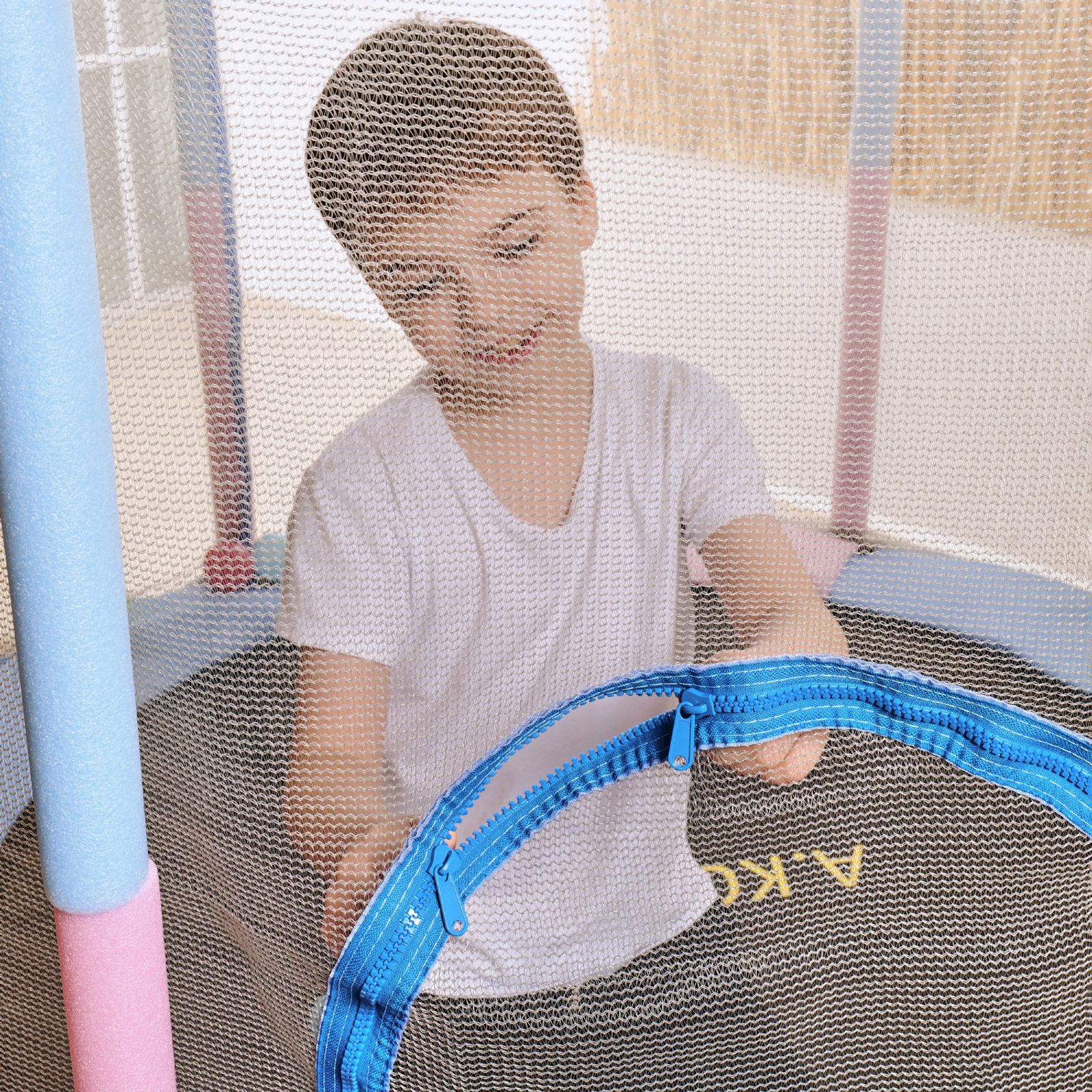 Батут детский DFC A.KOU KIDS 55" (140 см) с сеткой фото №14