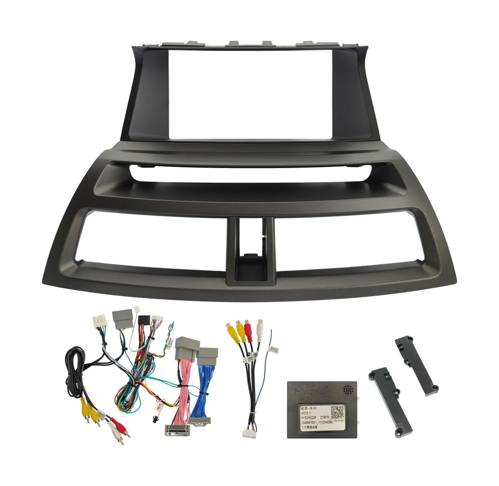 Переходная рамка магнитолы HONDA ACCORD, INSPIRE 2008-2012  9 дюймов (взамен Navi, комплект с проводами)