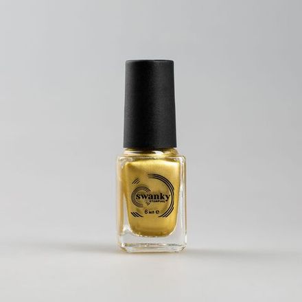 Swanky Stamping Лак для стемпинга M07 холодное золото, 6мл