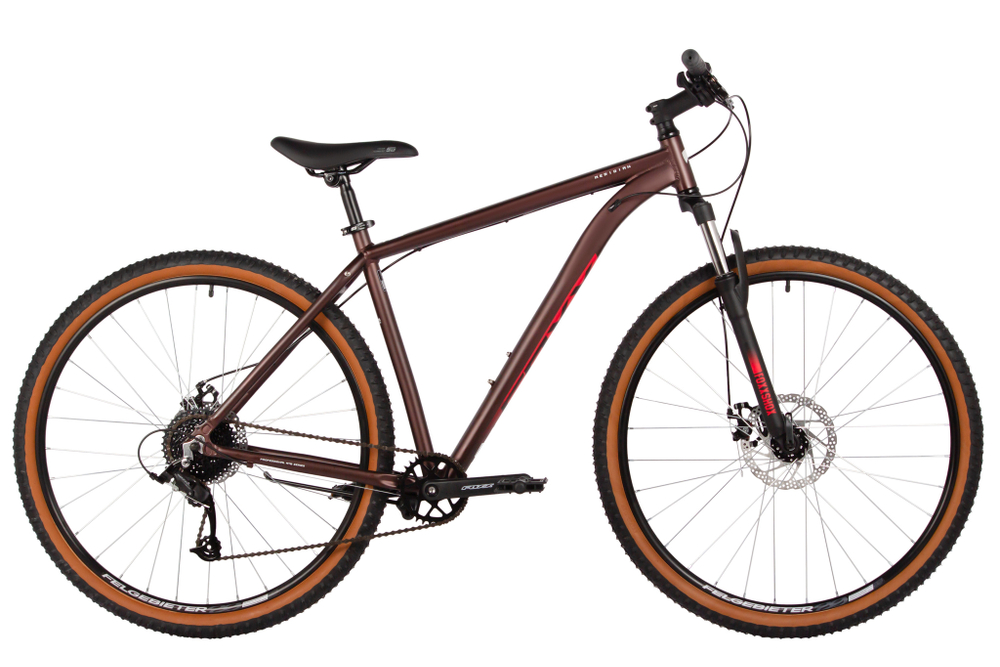 Велосипед 29" FOXX MERIDIAN р.20" алюминий, коричневый