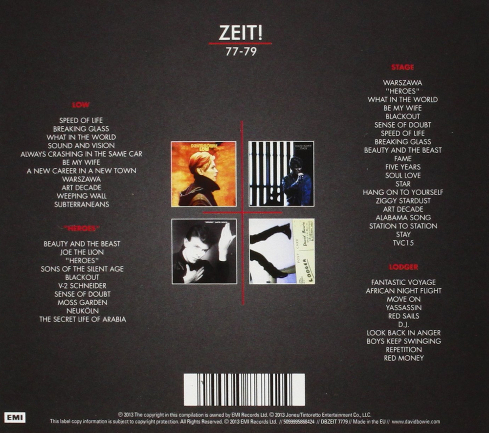 David Bowie / Zeit! 77-79 (5CD)
