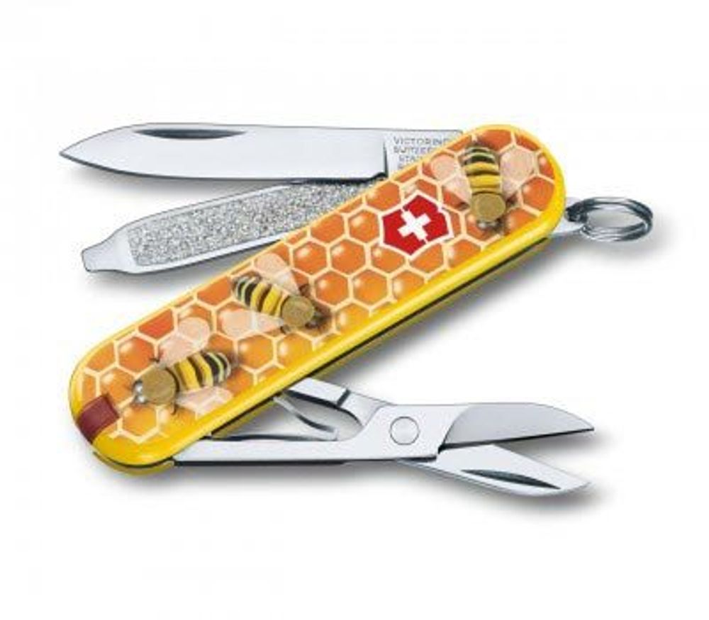 Нож Victorinox Classic дизайн Honey Bee (0.6223.L1702)