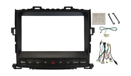 Переходная рамка магнитолы TOYOTA ALPHARD, VELLFIRE 2008-2015 9 дюймов (комплект с проводами)