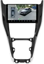 Магнитола для Toyota Harrier 3 XU60 2013-2017 (большая рамка) - Teyes CC3-2K-360 на Android 10, Быстрая, 2K QLED, CarPlay, 4G SIM-слот, 4 камеры в комплекте