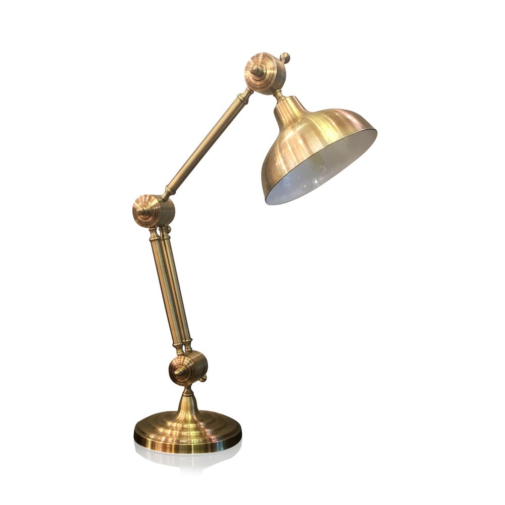 Настольная лампа KM601T antique brass