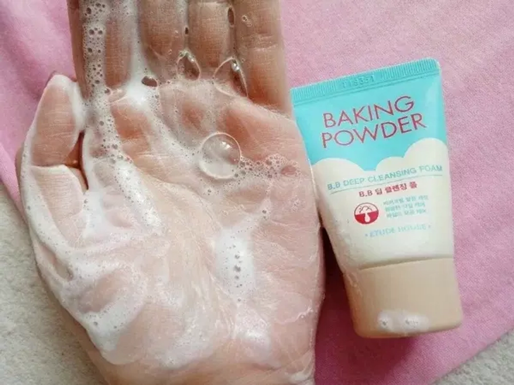Etude House Пенка очищающая для умывания - Baking powder BB deep cleansing foam, 30мл