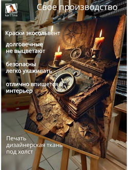 Картина Путеводная звезда на стену 30х40см 1шт.