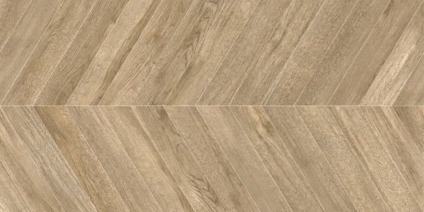 Волнат Шеврон светлый / Walnut Chevron Light D120251M Керамогранит матовый карвинг 1200*600 (2 шт в уп/41,76  м в пал)
