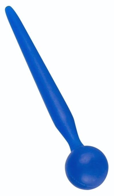Синий уретральный стимулятор Penis Plug - 9,6 см. (Цвет: синий)