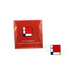 Пин Piet Mondrian - Composition with Red Blue and Yellow