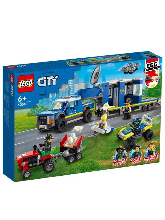 Лего 60315 Полицейский мобильный командный трейлер Lego City