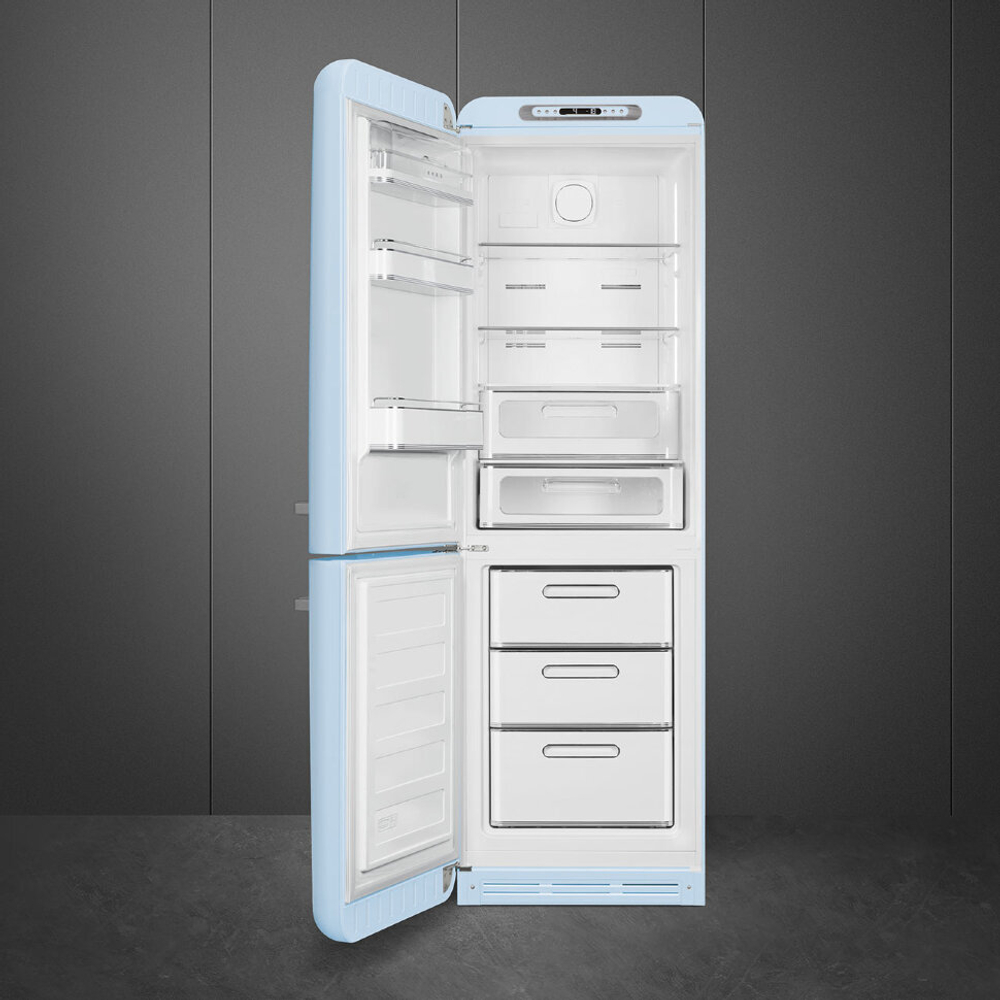Отдельностоящий двухдверный холодильник Smeg FAB32LPB5