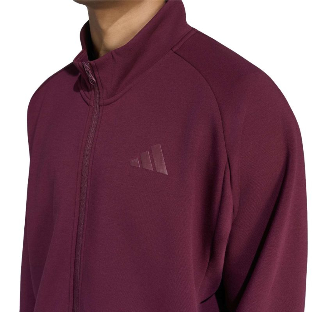Мужская теннисная толстовка Adidas Cover Up - maroon