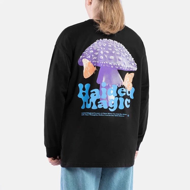 Лонгслив HAIDED MAGIC, черный