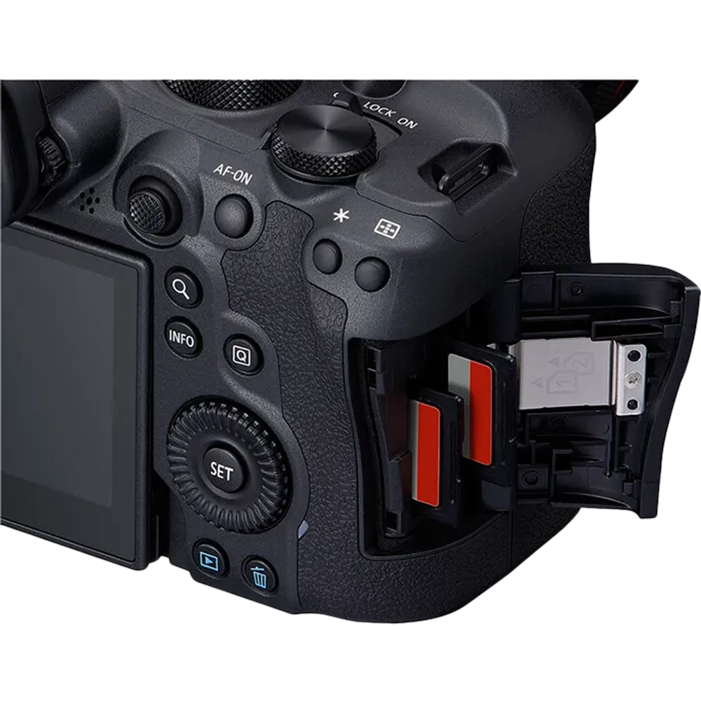 Беззеркальная камера Canon EOS R6 Mark II Kit RF 24-105mm f/4 L IS USM, черный