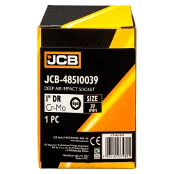 Головка ударная глубокая 1''6гр 39мм JCB JCB-48510039