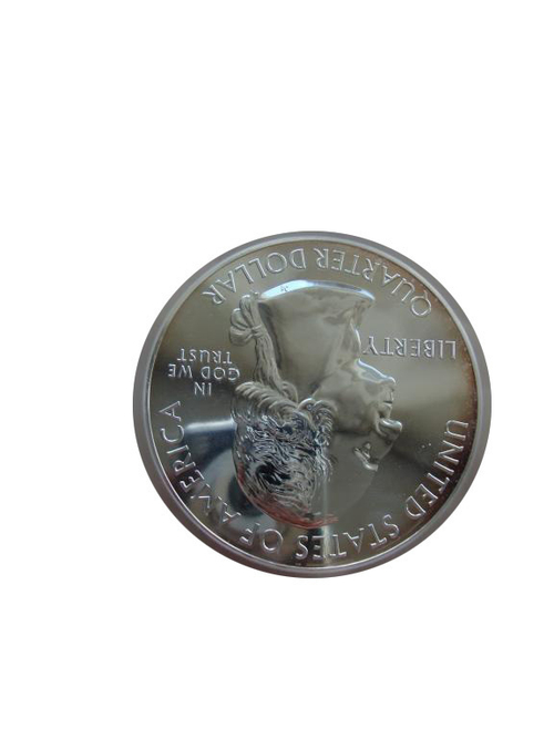 США 25 центов 2010 Национальный парк Хот-Спрингс Штат Арканзас СЛАБ PCGS MS66 СЕРЕБРО 5 унций