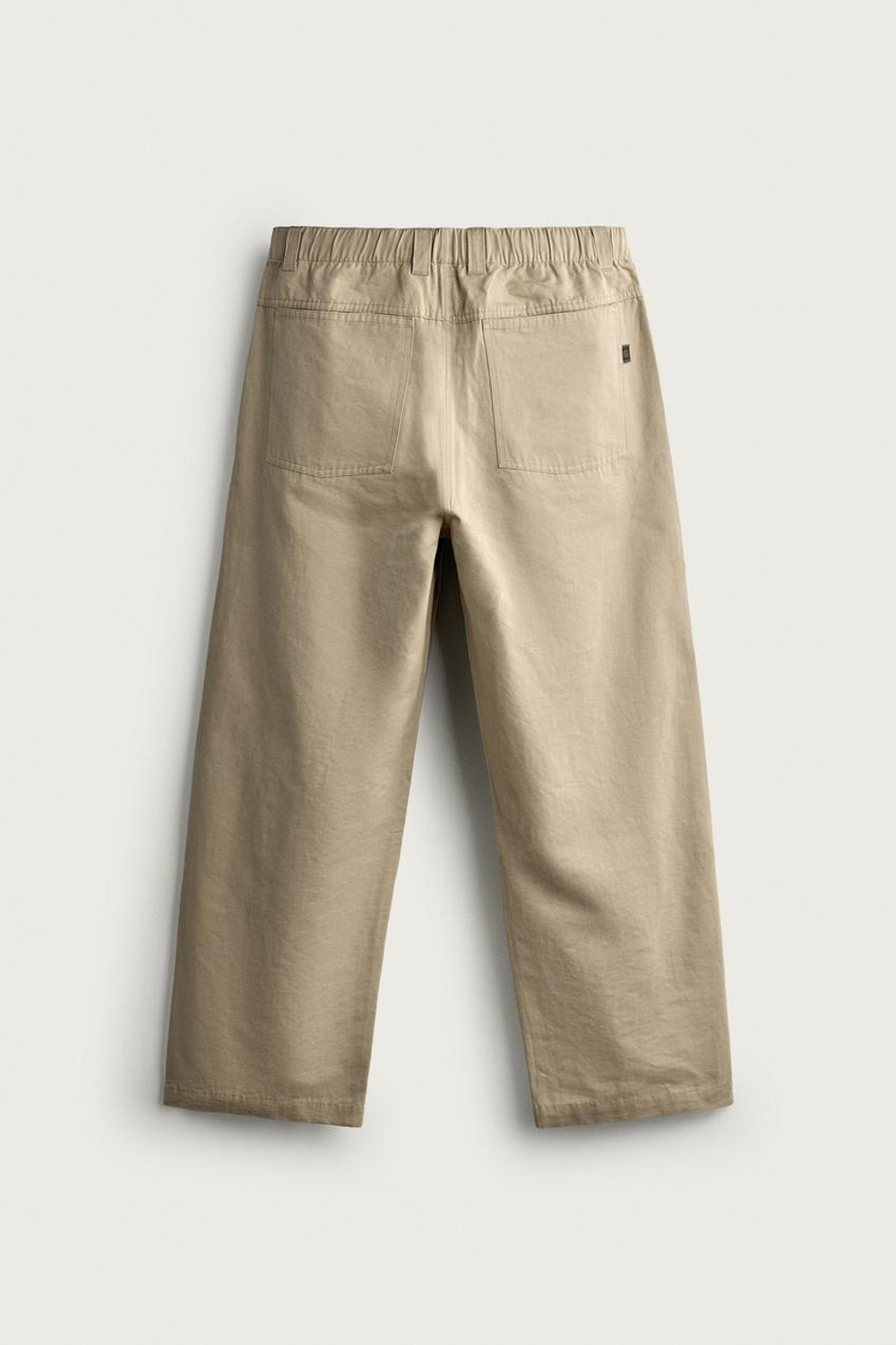 ZARA МЯГКИЕ БРЮКИ RELAXED FIT, РЫЖЕВАТО-КОРИЧНЕВЫЙ